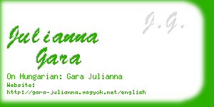julianna gara business card